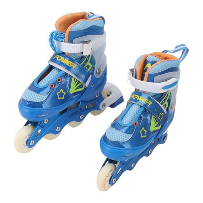 Paire Patins en ligne Roulettes Roller in Line Enfant Taille S(27