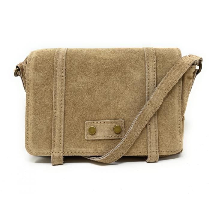 Sac nubuck beige cheap