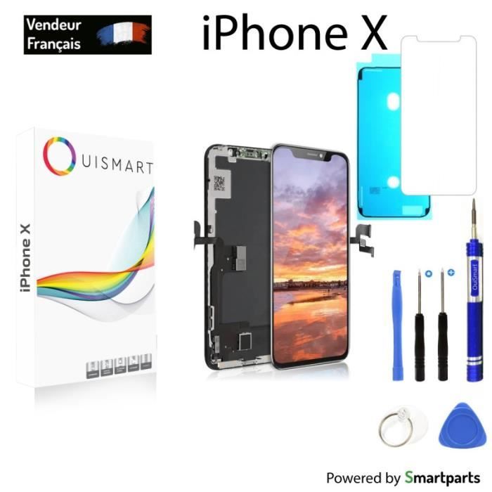 Écran OLED IPhone X Complet – Noir, Vitre Tactile Assemblée, Générique Neuf
