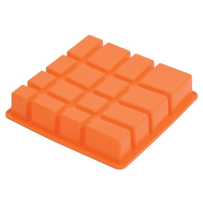 Moule A Gateau En Silicone Carre Avec Empreintes De Part Cdiscount Maison