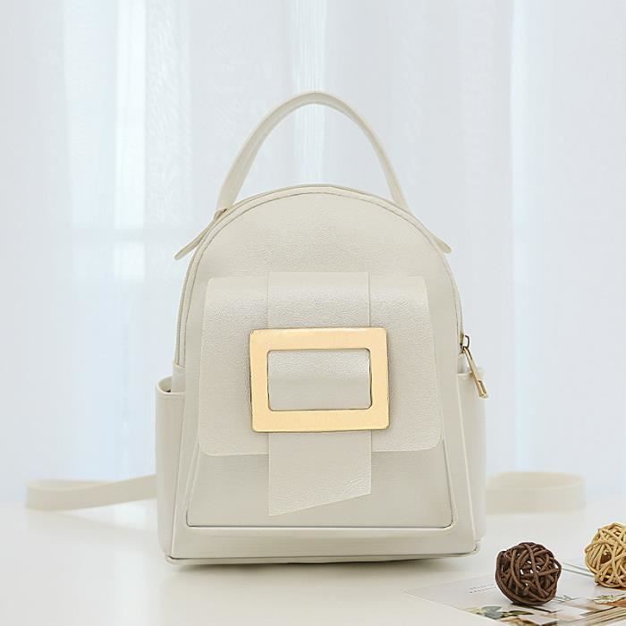 Sac De Poitrine En Cuir Souple Pour Femme – Rétro, Grande Capacité, Bandoulière Et Sac à Dos