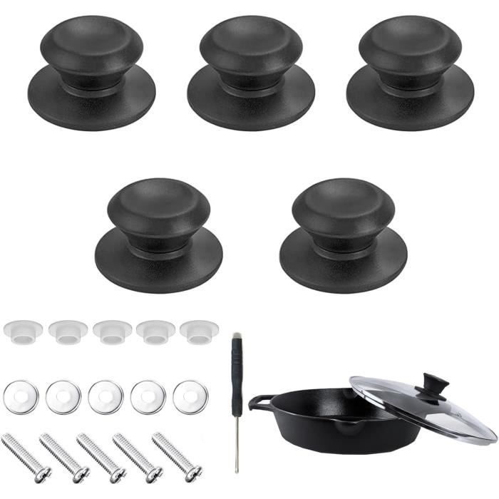 Poignée De Couvercle De Casserole Bestonzon 5.5cm - Pliable, Anti-Brûlure - Pour Ustensiles De Cuisine