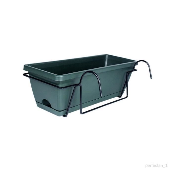 Jardinière Lavande Artificielle GreenBrokers - Boîte Étain Rustique 30cm