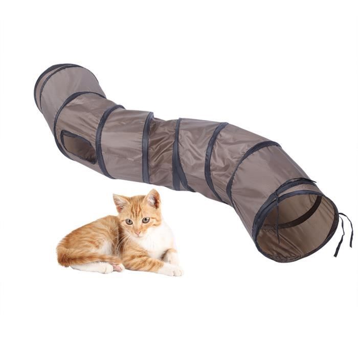 Meilleurs prix pour Tunnel de Jeu pour Chat - Shipenophy - S Forme - 255 cm de Diamètre - Pratique à Nettoyer - Résistant
