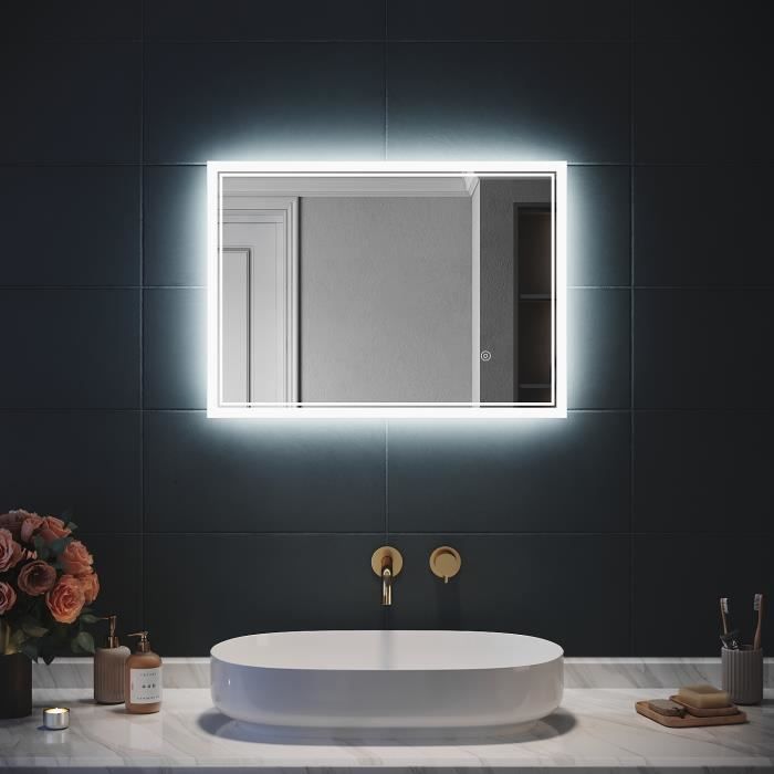 Miroir de salle de bain LED irrégulier - CLOUD