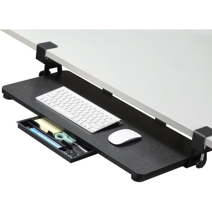 DKTPX1 Support Coulissant pour Clavier et Souris / Tablette / Documents - Tiroir