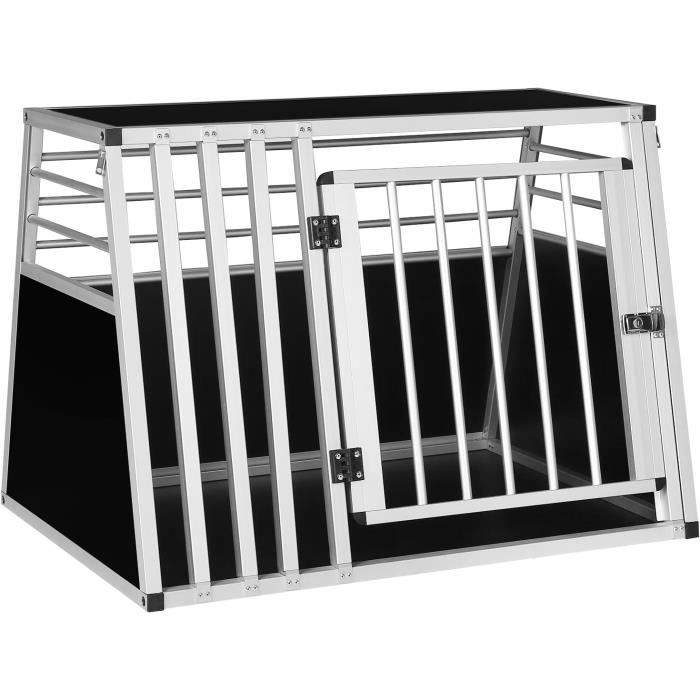 EUGAD Cage de Transport et Pliable L60xH42xP42cm pour Petits Chiens  (Hauteur du Chien≤35cm&Longueur du Chien≤50cm&Poids≤12kg) Caisse Transport