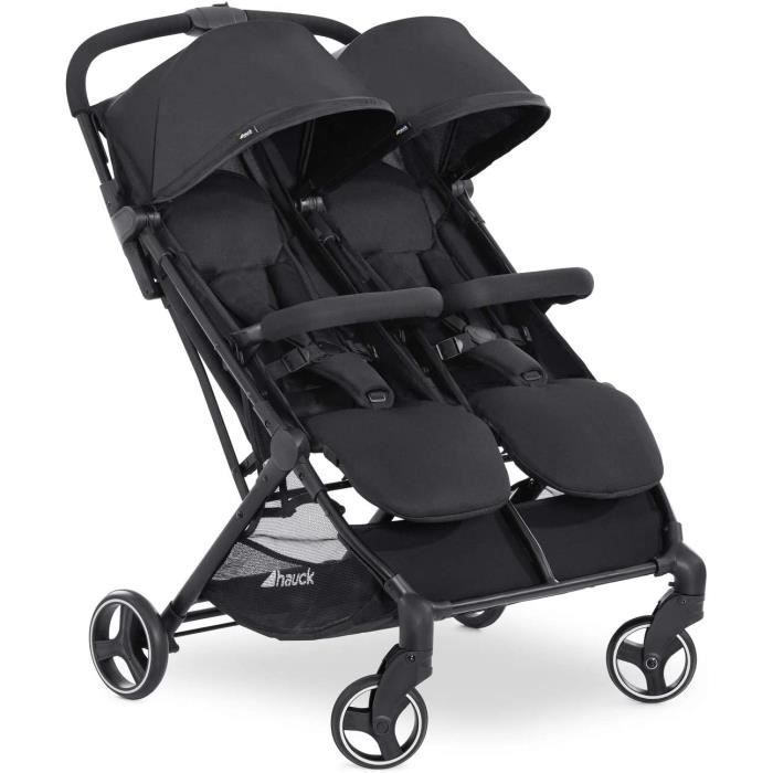 Hauck Poussette 2 En 1 Move N Care Avec Nacelle Bébé, Dès La Naissance Jusqu'à 22 Kg, Siège Réversible, Inclinable, Roues Caoutchouc, Suspension