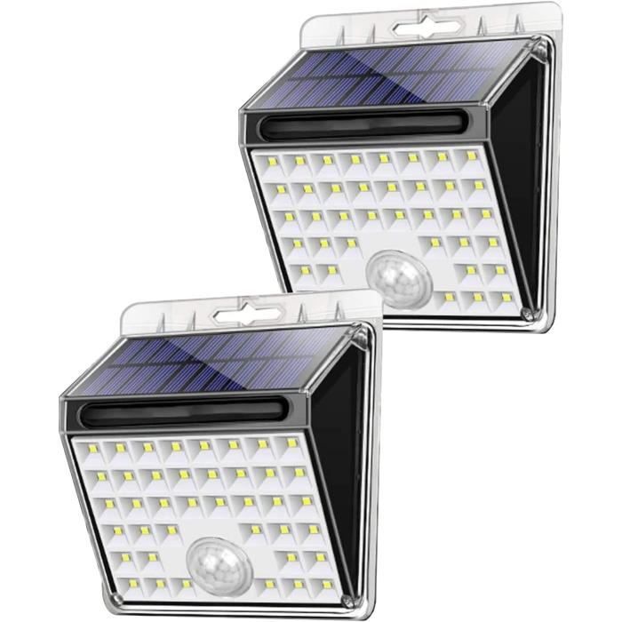 Lot De 2 Lampes Solaires Extérieures étanches - Effet Flamme Vacillante - Métal Antique - IP65 Pour Jardin, Terrasse, Allée - 2