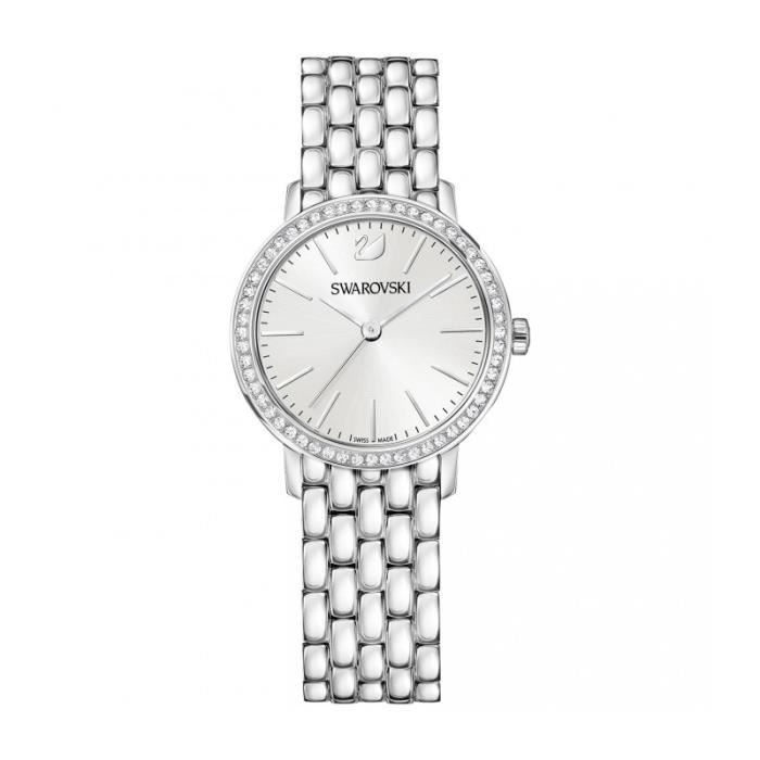 Montre hot sale swarovski argent