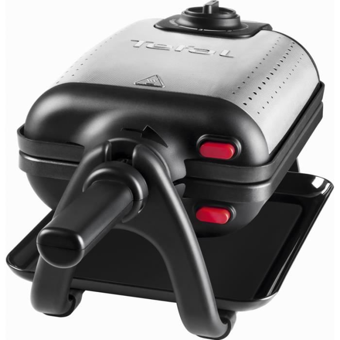 Croque Gaufre Gril Tefal Wm755d12 Wm75 Gaufrier King Size 4 En