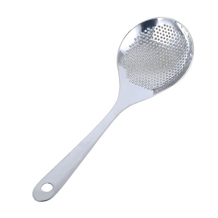 DJYJD Accueil Cuisine Passoire Louche en Acier Inoxydable Filtre cuill/ère Scoop p/âtes Nouilles Cuisine Skimmer Taille 14