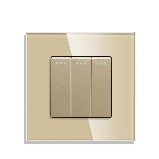 Lot De 10 Interrupteurs Muraux Decora 15A 3 Voies - Blanc Brillant - Pour Toute La Maison