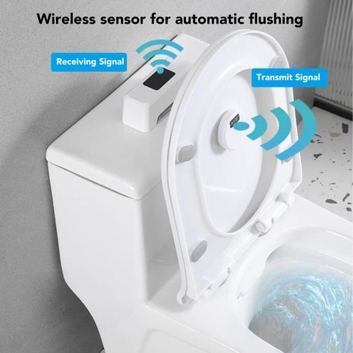 Kit de chasse d'eau sans contact Chasse D'eau de Toilettes sans Contact — free download