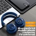 Casque de jeu Bluetooth Audio casque sans fil avec microphone pour PC portables HiFi écouteur prise en charge charge-1
