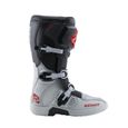 Bottes moto cross Kenny Track - Gris/Rouge - Taille 39 - Homme - Motocross-1
