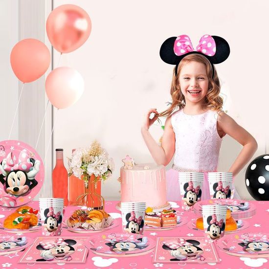 Kit De Vaisselle Anniversaire Enfants 107 Pièces - Assiettes, Tasses, Ballons, Décoration Complète Pour Fête