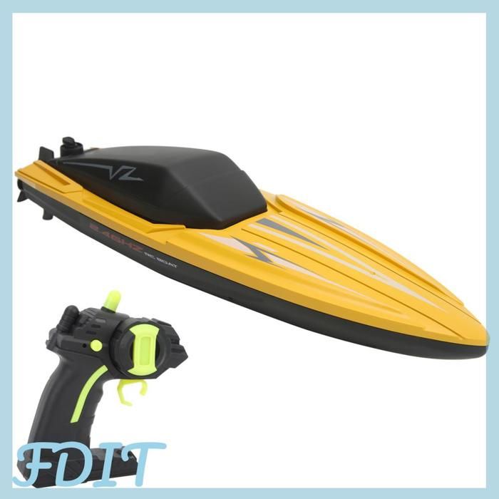Hylukon Bateau télécommandé 2,4 GHz, 30 km/h, haute vitesse, protection de refroidissement par eau, rappel de faible puissance, rappel de vol avec détection hors eau avec 5 lumières LED colorées (bleu Hylukon Bateau télécommandé 2,4 GHz, 30 km/h, haute vitesse, protection de refroidissement par eau, rappel de faible puissance, rappel de vol avec détection hors eau avec 5 lumières LED colorées (bleu