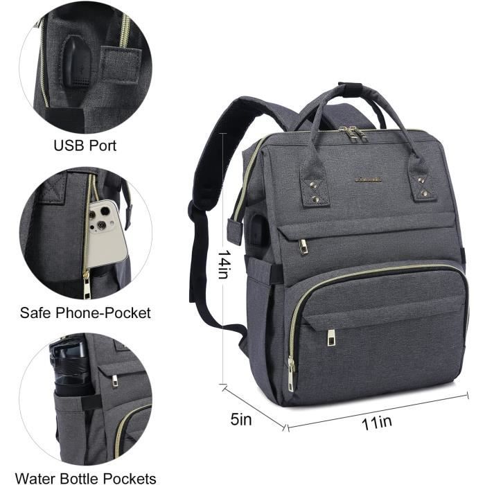 Sac Dos pour Ordinateur 14 Pouces Sac Ados Femme Petit