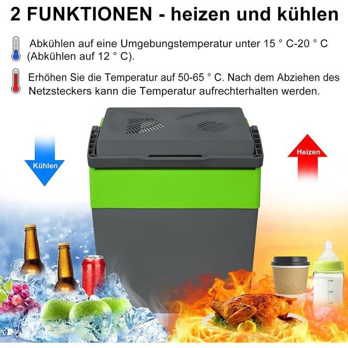 Glaci re lectrique 2 en 1 30 litres Mini r frig rateur