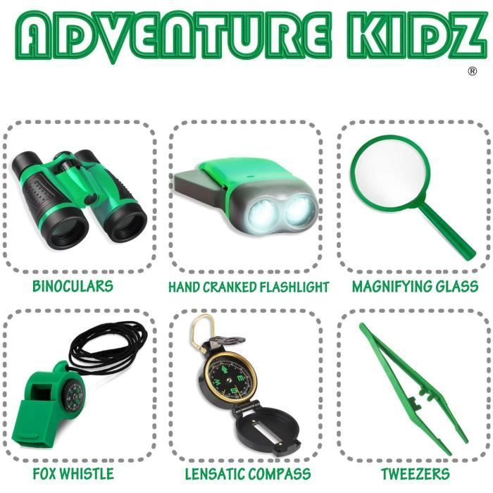 AYESY Jumelles Enfant, Ensemble De Jumelles Avec Loupe Et