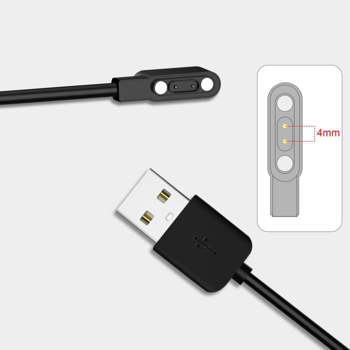 IOWODO Chargeur Compatible la Montre Connectée IOWODO R3PRO / R3 /R5