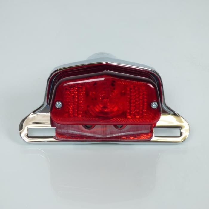 Feu Arrière Moto Universel 12V - Feu Stop Et Position - Étanche Et Résistant Aux Chocs - 177x60x60mm