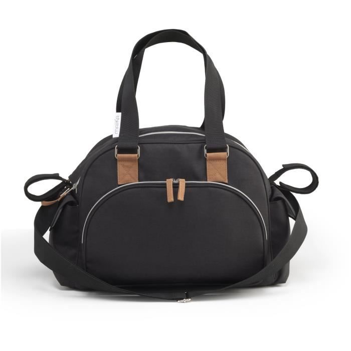 Sac a langer Initial Black MAIKA compact mixte main ou epaule Cdiscount Puericulture Eveil bebe