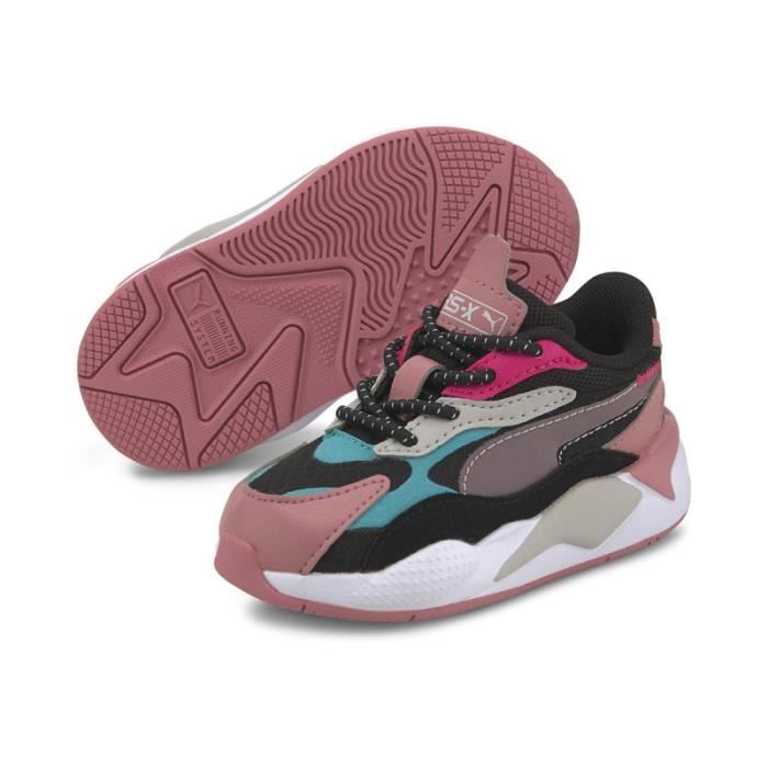 Puma rs x noir sales rose bleu