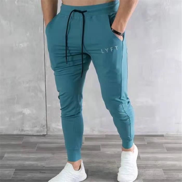 Pantalon cargo homme de jogging moulant en pur coton RF14ZL Ck 01 white no logo Cdiscount Pret a Porter