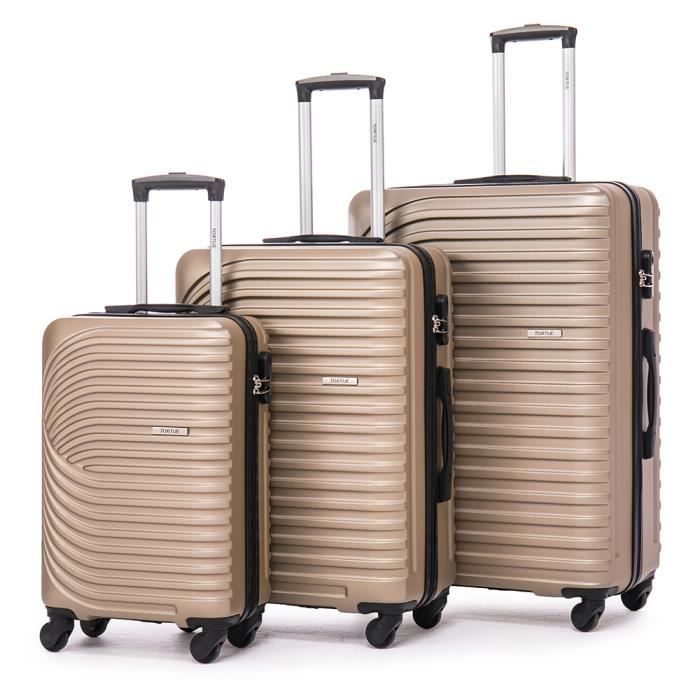 Valise Rigide GYL Polycarbonate - Set 2 Tailles (M 55cm 35L Et L 75cm 100L), Cadenas TSA, Garantie à Vie