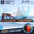 Bluefin Fitness Blade Aqua W-1 | Rameur à eau électrique | 100% bois de frêne | Rameur pliable pour usage à domicile-2