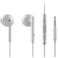 Ecouteur Huawei AM115 mains libre Moitié à l'oreilleavec micro (câble 1.1 m - blanc)-2