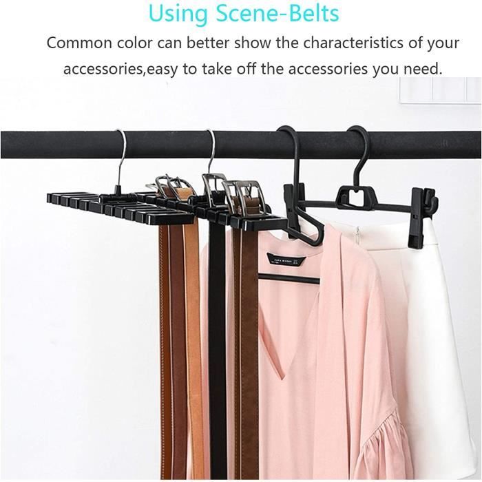 360 ° rotatif Porte-Cravate Polyvalent Ceinture Cintres 20 Griffes  Porte-Crochets pour Placard Organisateurs de Garde-Robe De Stockage À La  Maison Suspendus Cravate - AliExpress