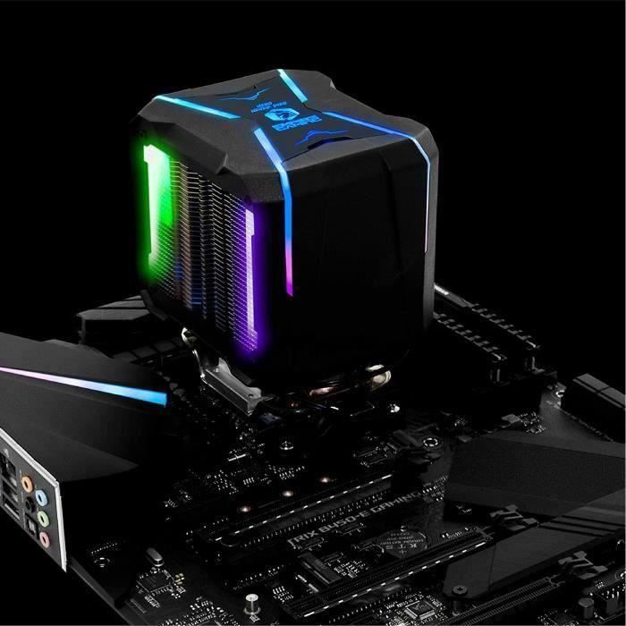 EMPIRE GAMING - Boitier PC Gamer DarkWitcher - ARGB Moyenne Tour ATX - Façade Métal Mesh et