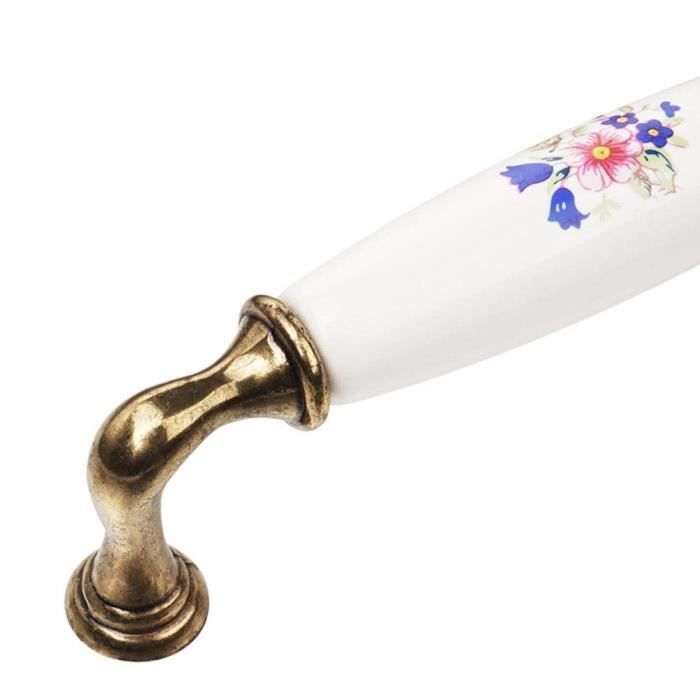 Poignee De Porte Porcelaine Vintagenull