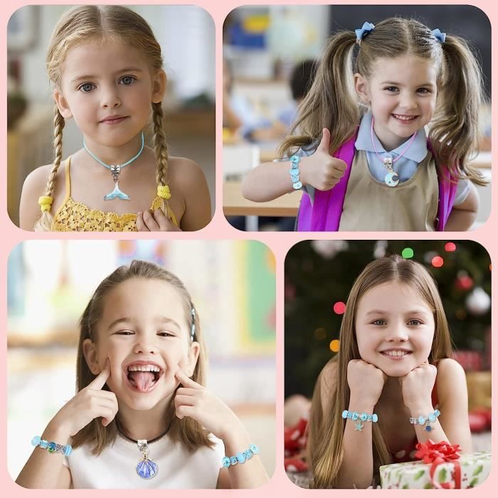 Cadeau Fille 5-13 Ans Enfant Jouet Bijoux Enfants Fille DIY Charms