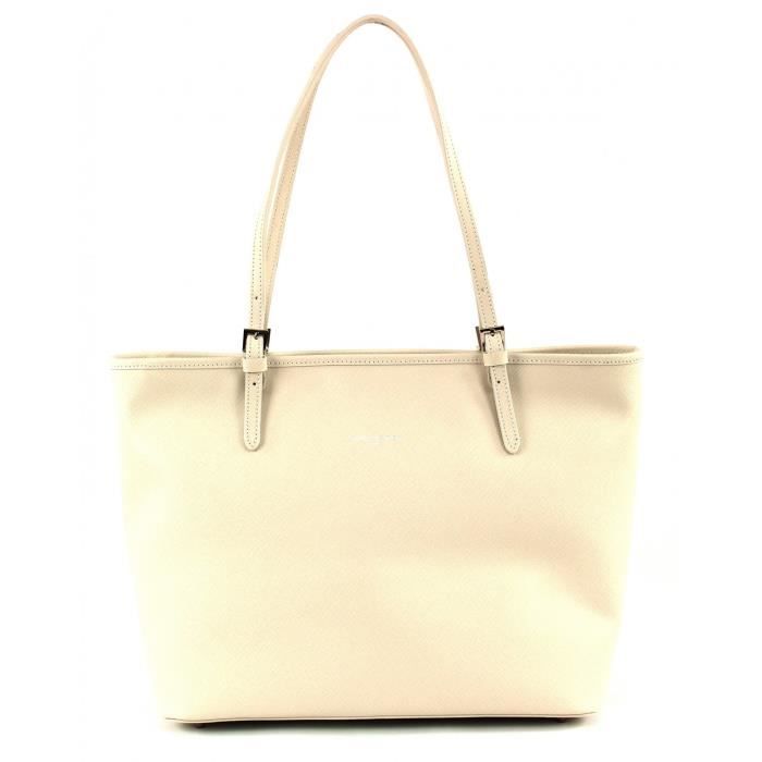 LANCASTER Ad le Sac Shopper Ivoire 24463 Blanc Cdiscount