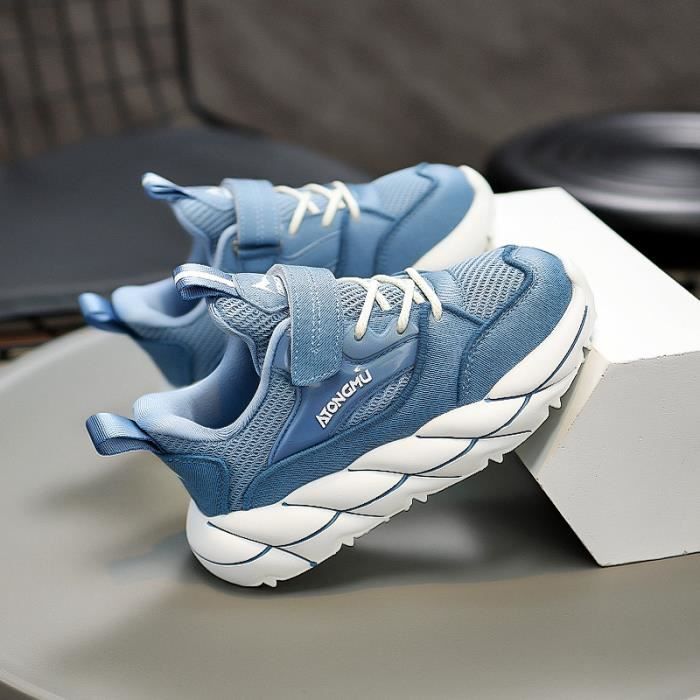 Basket Enfant Fashion Baskets Bleu Lacets Synth tique Bleu