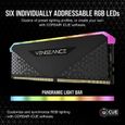 Mémoire RAM - CORSAIR - Vengeance RGB RS DDR4 - 16GB 2x8GB DIMM - 3600 MHz  - 1.35V - Noir (CMG16GX4M2D3600C)-3