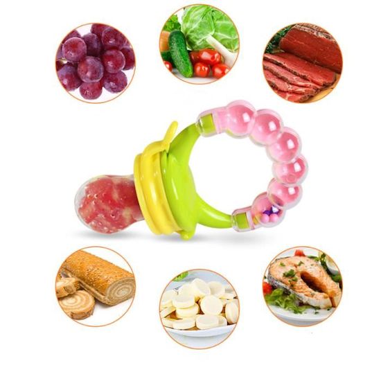 Tetine Sucette De Grignoteuse Anneau D Alimentation Fruits En Silicone Pour Bebe Samber S Pour Bebe 4 8 Mois Cdiscount Puericulture Eveil Bebe