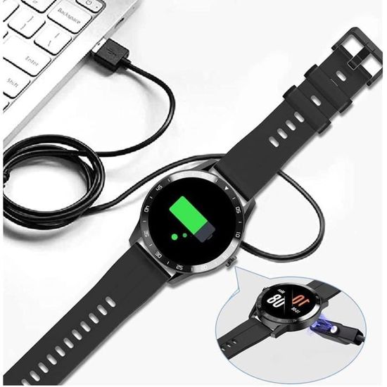 Câble de charge magnétique universel pour montre intelligente, USB 2.0, mâle à 5 broches, chargeur d'aspiration magnétique pour montre intelligente, espace, 12mm, 1 pièce  13
