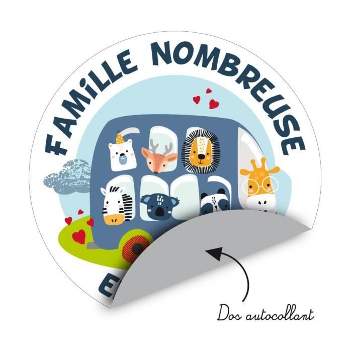 Lot De 20 Autocollants De Voiture Famille – Animaux De Compagnie, Réfléchissants, Adhésifs, Taille Variée, Décoration Extérieure