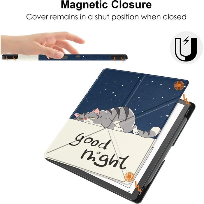 Étui de protection magnétique pour liseuse Kindle