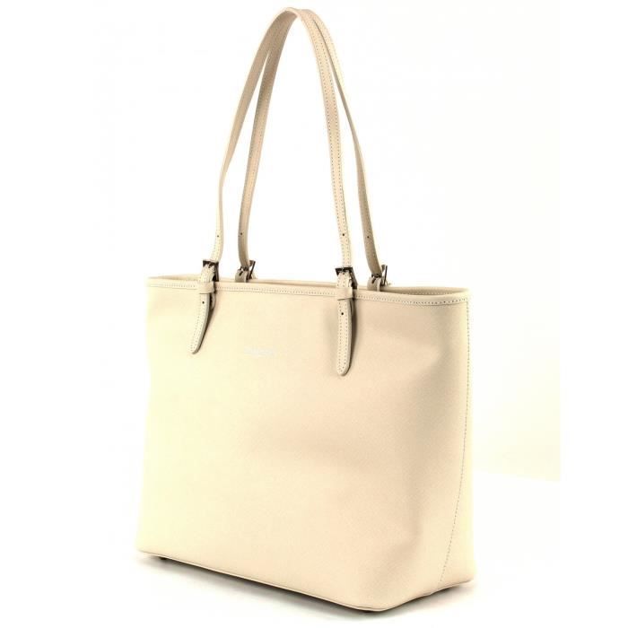 LANCASTER Ad le Sac Shopper Ivoire 24463 Blanc Cdiscount