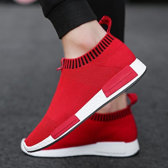 Basket chaussette rouge store