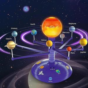 Iso Trade Modello Sistema Solare 3D Da Costruire E Dipingere Con 8 Pianeti, Colori Fluorescenti, Per Bambini 3+, Giocattolo Astronomico