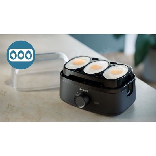 Cuiseur a oeufs electrique PHILIPS HD9137 90 6 ufs 400 W Cdiscount Electromenager