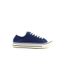basket toile femme bleu marine