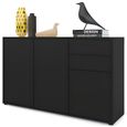 Buffet noir mat